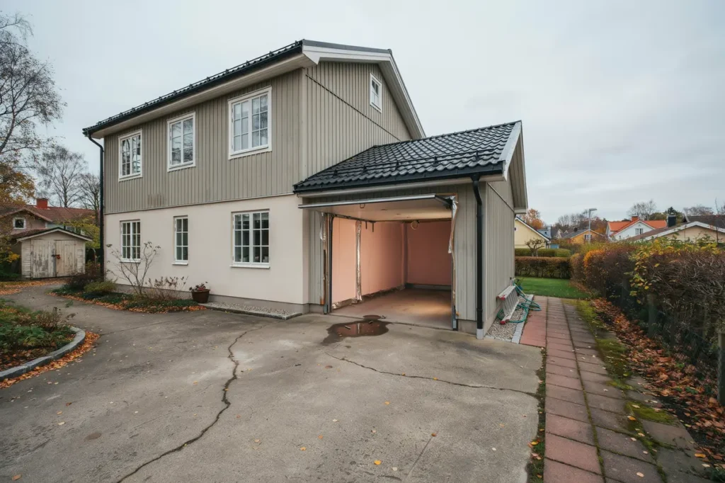 isolera garageporten r tt mindre kallras l gre energif rlust och b ttre komfort ret om